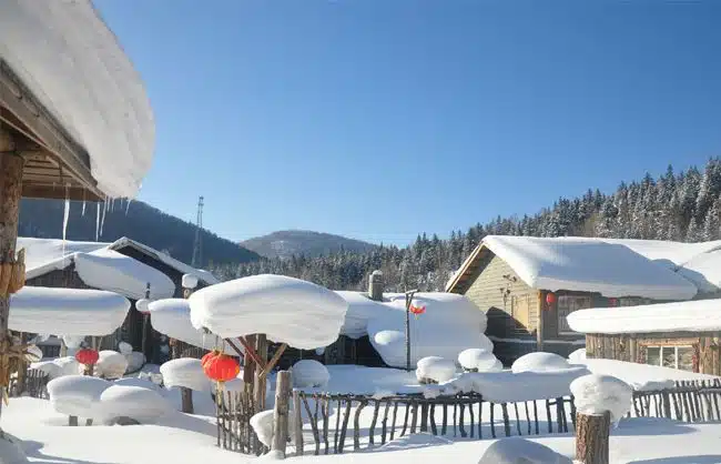 China Snow Town
