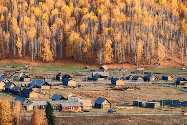 Hemu Village in Xinjiang