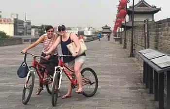 Xian City Wall biking tour