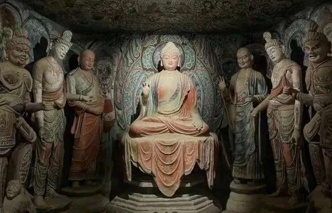 Buddha Statues in Mogao Grottoes