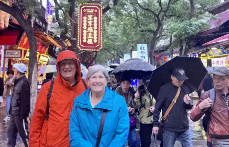 China Xian tours for senior couple