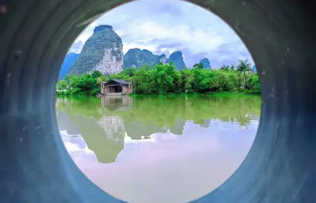 China trips with Guilin karst landscape
