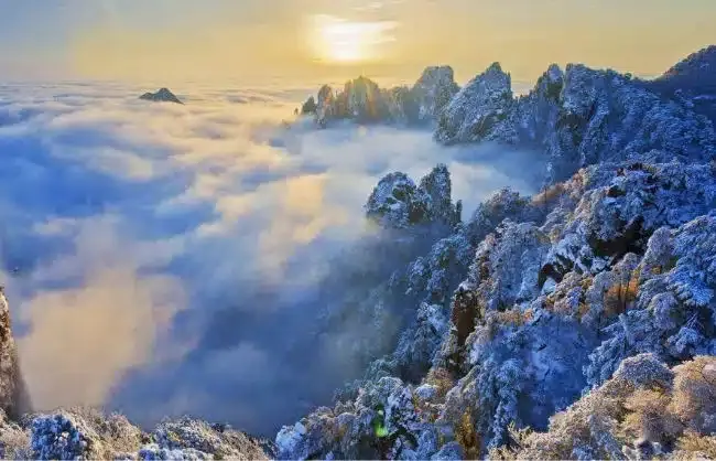Huangshan Mountain in Winter