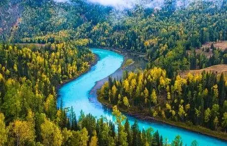 Xinjiang Kanas Lake