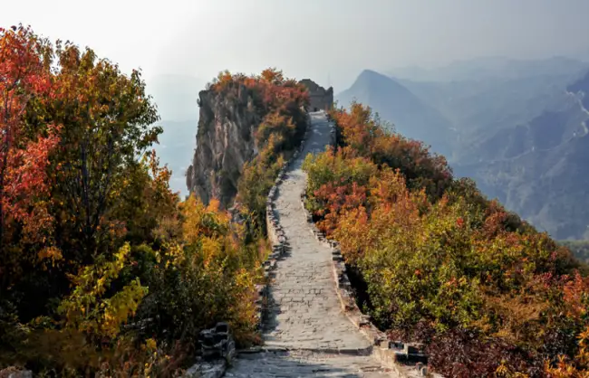 Simatai Great Wall in Autumn