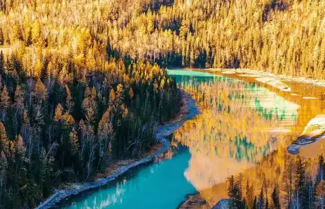 Xinjiang Kanas Lake