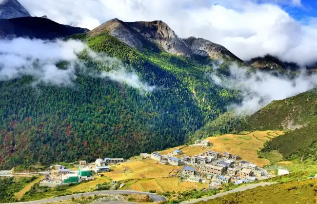 Yading Village in Daocheng